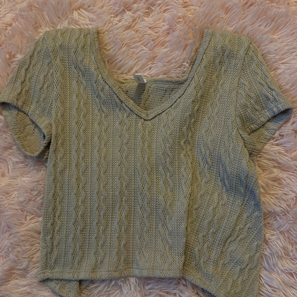 7Day WKND Tan Crop Top